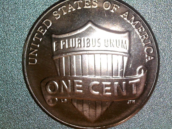2018-D-Lincoln-Shield-Cent;-Doubled-Ear!